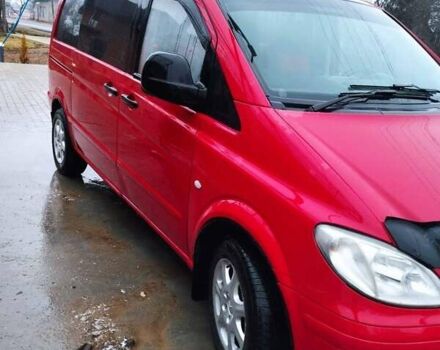 Красный Мерседес Вито, объемом двигателя 2.2 л и пробегом 402 тыс. км за 6800 $, фото 2 на Automoto.ua