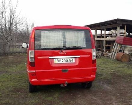 Красный Мерседес Вито, объемом двигателя 2.1 л и пробегом 391 тыс. км за 5700 $, фото 1 на Automoto.ua