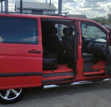 Красный Мерседес Вито, объемом двигателя 2.15 л и пробегом 235 тыс. км за 7800 $, фото 3 на Automoto.ua