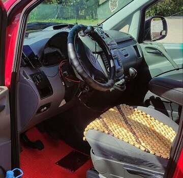 Красный Мерседес Вито, объемом двигателя 2.15 л и пробегом 235 тыс. км за 7800 $, фото 5 на Automoto.ua