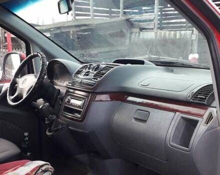 Красный Мерседес Вито, объемом двигателя 2.1 л и пробегом 391 тыс. км за 5700 $, фото 12 на Automoto.ua