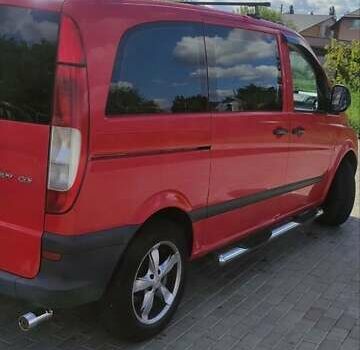 Красный Мерседес Вито, объемом двигателя 2.15 л и пробегом 235 тыс. км за 7800 $, фото 7 на Automoto.ua