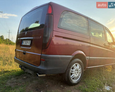 Красный Мерседес Вито, объемом двигателя 2.15 л и пробегом 345 тыс. км за 5199 $, фото 3 на Automoto.ua