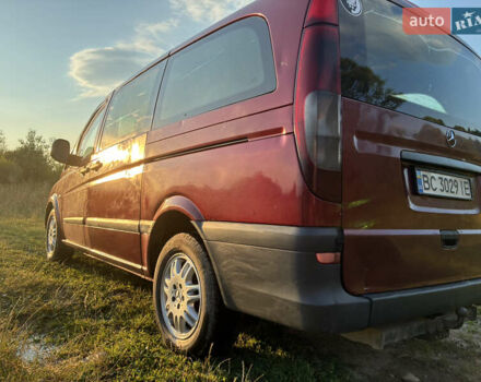 Красный Мерседес Вито, объемом двигателя 2.15 л и пробегом 345 тыс. км за 5199 $, фото 4 на Automoto.ua