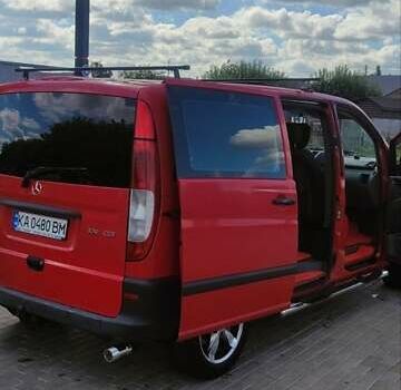 Красный Мерседес Вито, объемом двигателя 2.15 л и пробегом 235 тыс. км за 7800 $, фото 6 на Automoto.ua