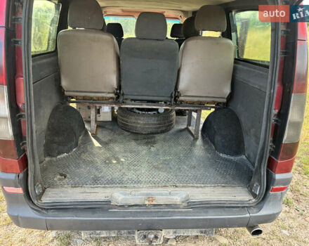 Красный Мерседес Вито, объемом двигателя 2.15 л и пробегом 345 тыс. км за 5199 $, фото 11 на Automoto.ua