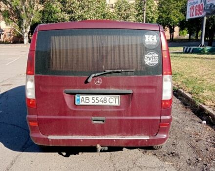 Красный Мерседес Вито, объемом двигателя 2.1 л и пробегом 343 тыс. км за 7900 $, фото 5 на Automoto.ua
