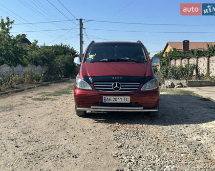 Красный Мерседес Вито, объемом двигателя 2.15 л и пробегом 260 тыс. км за 12999 $, фото 3 на Automoto.ua