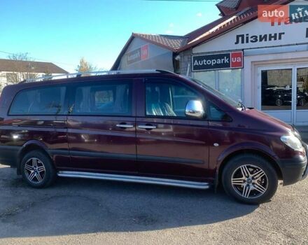 Красный Мерседес Вито, объемом двигателя 2.2 л и пробегом 261 тыс. км за 8990 $, фото 3 на Automoto.ua