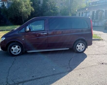 Красный Мерседес Вито, объемом двигателя 2.1 л и пробегом 343 тыс. км за 7900 $, фото 1 на Automoto.ua