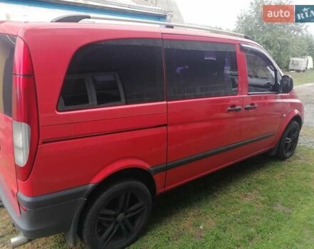 Червоний Мерседес Віто, об'ємом двигуна 2.15 л та пробігом 363 тис. км за 7400 $, фото 1 на Automoto.ua