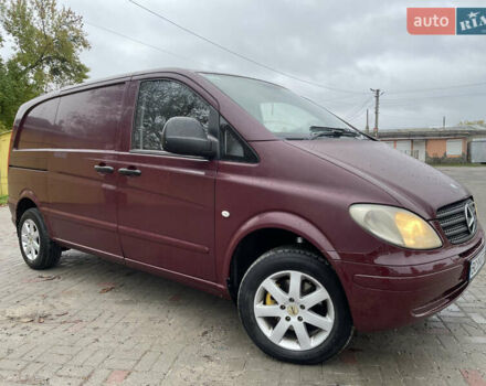 Красный Мерседес Вито, объемом двигателя 2.15 л и пробегом 4 тыс. км за 7000 $, фото 1 на Automoto.ua