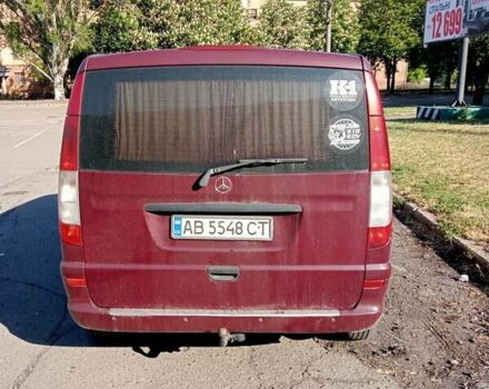 Красный Мерседес Вито, объемом двигателя 2.15 л и пробегом 343 тыс. км за 7950 $, фото 5 на Automoto.ua