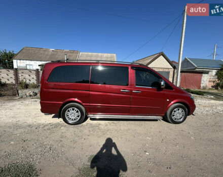 Красный Мерседес Вито, объемом двигателя 2.15 л и пробегом 260 тыс. км за 12999 $, фото 5 на Automoto.ua