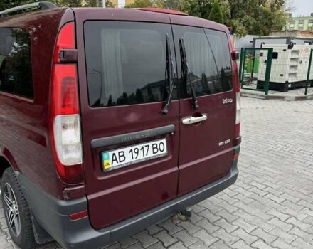 Красный Мерседес Вито, объемом двигателя 2.15 л и пробегом 260 тыс. км за 9500 $, фото 13 на Automoto.ua