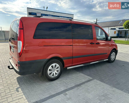 Красный Мерседес Вито, объемом двигателя 2.15 л и пробегом 350 тыс. км за 11500 $, фото 4 на Automoto.ua
