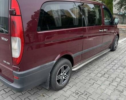 Красный Мерседес Вито, объемом двигателя 2.15 л и пробегом 260 тыс. км за 9500 $, фото 15 на Automoto.ua
