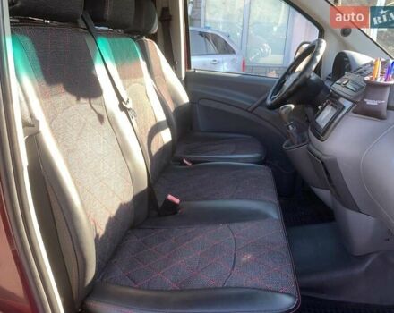 Красный Мерседес Вито, объемом двигателя 2.2 л и пробегом 261 тыс. км за 8990 $, фото 23 на Automoto.ua