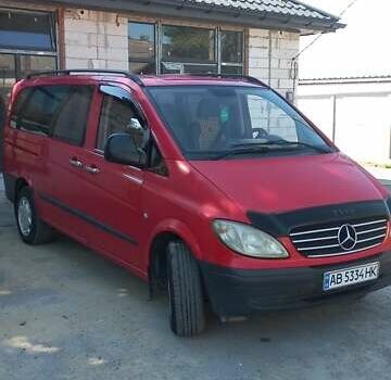 Красный Мерседес Вито, объемом двигателя 2.15 л и пробегом 298 тыс. км за 8500 $, фото 2 на Automoto.ua