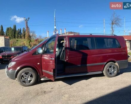 Красный Мерседес Вито, объемом двигателя 2.2 л и пробегом 261 тыс. км за 8990 $, фото 8 на Automoto.ua