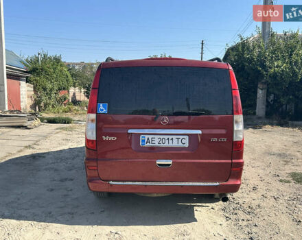 Красный Мерседес Вито, объемом двигателя 2.15 л и пробегом 260 тыс. км за 12999 $, фото 7 на Automoto.ua