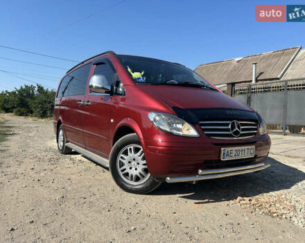 Красный Мерседес Вито, объемом двигателя 2.15 л и пробегом 260 тыс. км за 12999 $, фото 1 на Automoto.ua