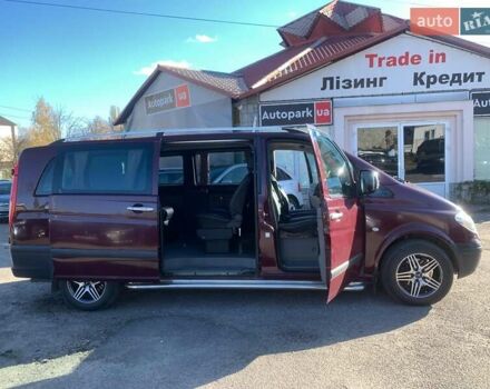 Красный Мерседес Вито, объемом двигателя 2.2 л и пробегом 261 тыс. км за 8990 $, фото 10 на Automoto.ua