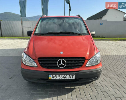 Красный Мерседес Вито, объемом двигателя 2.15 л и пробегом 350 тыс. км за 11500 $, фото 5 на Automoto.ua