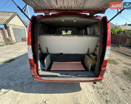 Красный Мерседес Вито, объемом двигателя 2.15 л и пробегом 260 тыс. км за 12999 $, фото 13 на Automoto.ua