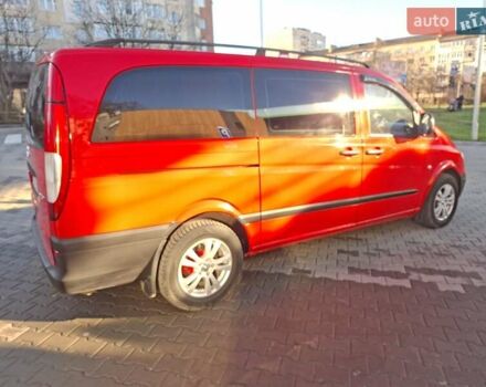 Красный Мерседес Вито, объемом двигателя 2.2 л и пробегом 401 тыс. км за 8999 $, фото 2 на Automoto.ua