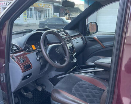 Красный Мерседес Вито, объемом двигателя 2.15 л и пробегом 340 тыс. км за 10800 $, фото 5 на Automoto.ua