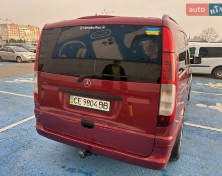 Красный Мерседес Вито, объемом двигателя 2.2 л и пробегом 333 тыс. км за 9700 $, фото 13 на Automoto.ua