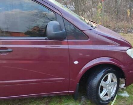 Красный Мерседес Вито, объемом двигателя 2.15 л и пробегом 239 тыс. км за 9000 $, фото 8 на Automoto.ua