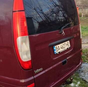 Красный Мерседес Вито, объемом двигателя 2.15 л и пробегом 239 тыс. км за 9000 $, фото 4 на Automoto.ua