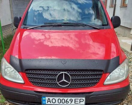 Красный Мерседес Вито, объемом двигателя 2.2 л и пробегом 302 тыс. км за 10200 $, фото 5 на Automoto.ua
