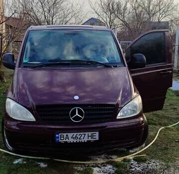 Красный Мерседес Вито, объемом двигателя 2.15 л и пробегом 239 тыс. км за 9000 $, фото 10 на Automoto.ua