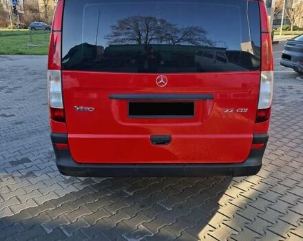 Красный Мерседес Вито, объемом двигателя 2.2 л и пробегом 401 тыс. км за 8999 $, фото 5 на Automoto.ua
