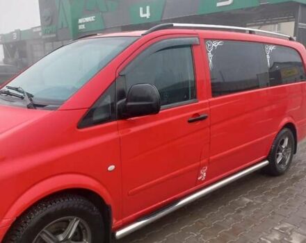 Красный Мерседес Вито, объемом двигателя 2.2 л и пробегом 320 тыс. км за 9500 $, фото 6 на Automoto.ua
