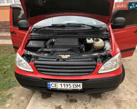 Красный Мерседес Вито, объемом двигателя 2.15 л и пробегом 345 тыс. км за 10300 $, фото 13 на Automoto.ua