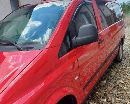 Красный Мерседес Вито, объемом двигателя 2.2 л и пробегом 302 тыс. км за 10200 $, фото 6 на Automoto.ua