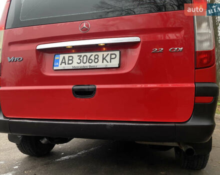 Красный Мерседес Вито, объемом двигателя 2.15 л и пробегом 389 тыс. км за 7750 $, фото 28 на Automoto.ua