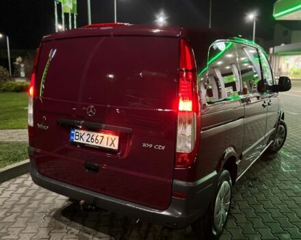 Красный Мерседес Вито, объемом двигателя 2.1 л и пробегом 223 тыс. км за 3800 $, фото 7 на Automoto.ua