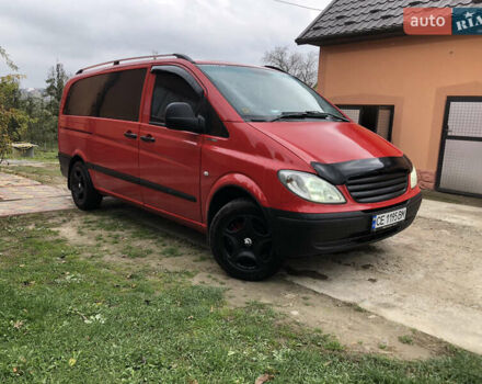 Красный Мерседес Вито, объемом двигателя 2.15 л и пробегом 345 тыс. км за 10300 $, фото 8 на Automoto.ua