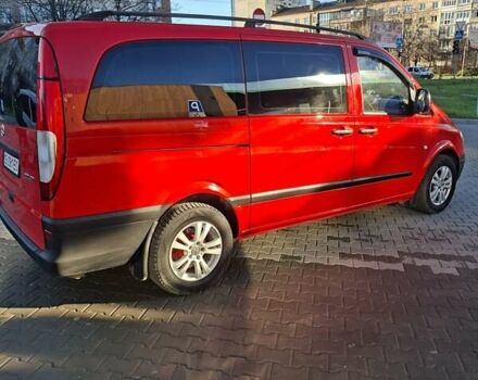 Красный Мерседес Вито, объемом двигателя 2.2 л и пробегом 401 тыс. км за 8999 $, фото 4 на Automoto.ua