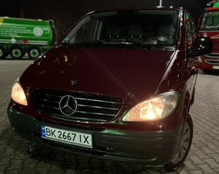 Красный Мерседес Вито, объемом двигателя 2.1 л и пробегом 223 тыс. км за 3800 $, фото 4 на Automoto.ua