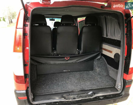 Красный Мерседес Вито, объемом двигателя 2.15 л и пробегом 345 тыс. км за 10300 $, фото 15 на Automoto.ua