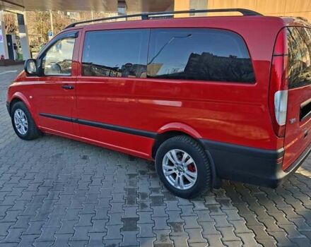 Красный Мерседес Вито, объемом двигателя 2.2 л и пробегом 401 тыс. км за 8999 $, фото 9 на Automoto.ua
