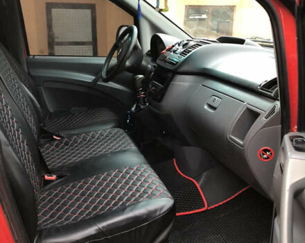 Красный Мерседес Вито, объемом двигателя 2.15 л и пробегом 345 тыс. км за 10300 $, фото 11 на Automoto.ua