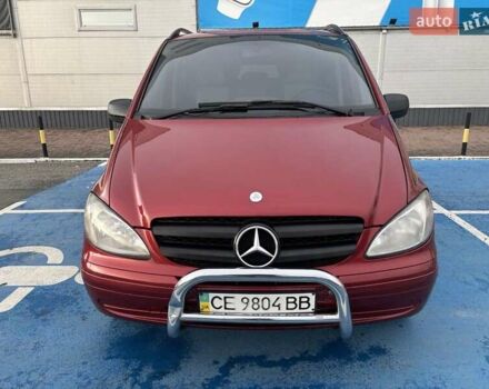 Красный Мерседес Вито, объемом двигателя 2.2 л и пробегом 333 тыс. км за 9700 $, фото 8 на Automoto.ua