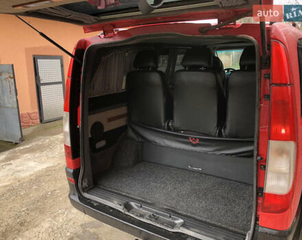 Красный Мерседес Вито, объемом двигателя 2.15 л и пробегом 345 тыс. км за 10300 $, фото 2 на Automoto.ua